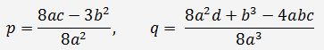 résoudre l'équation quartique